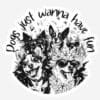 "Dogs Just Wanna Have Fun" Sticker