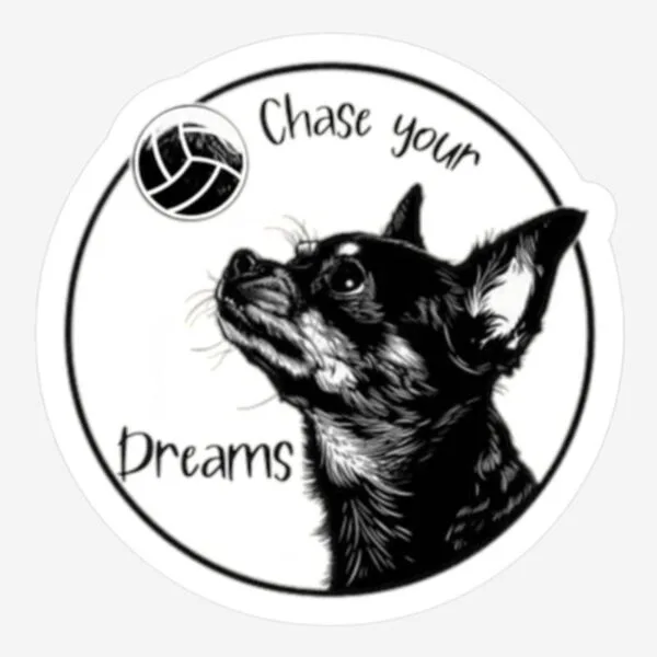 "Chase your Dreams" Sticker