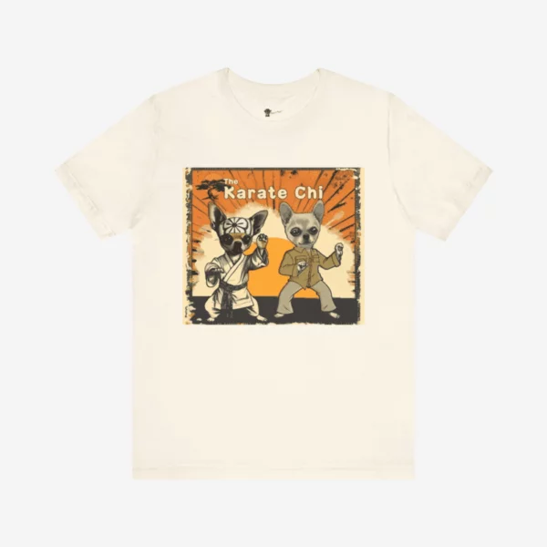 T-shirt with dogs and movie parody.