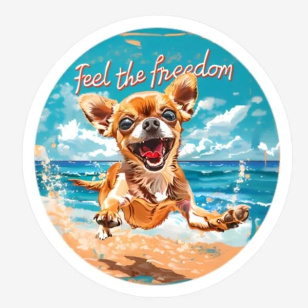 "Feel the Freedom" Sticker