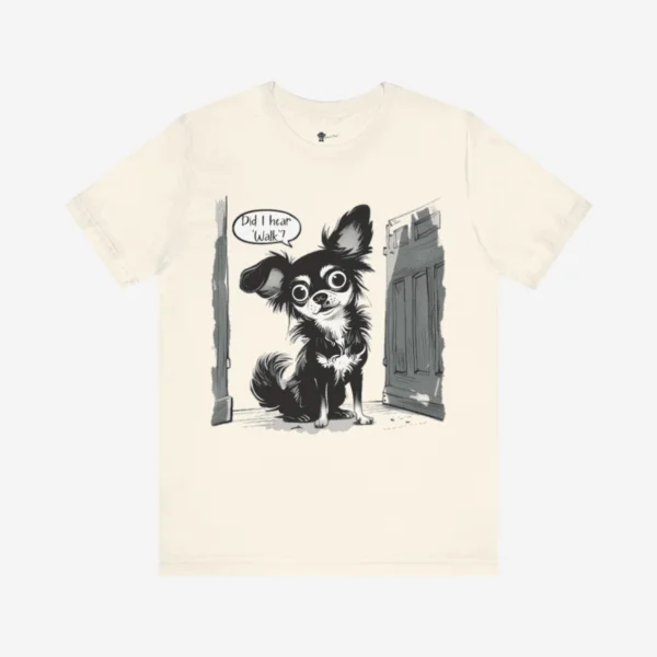 T-shirt with dogs and positive quotes.