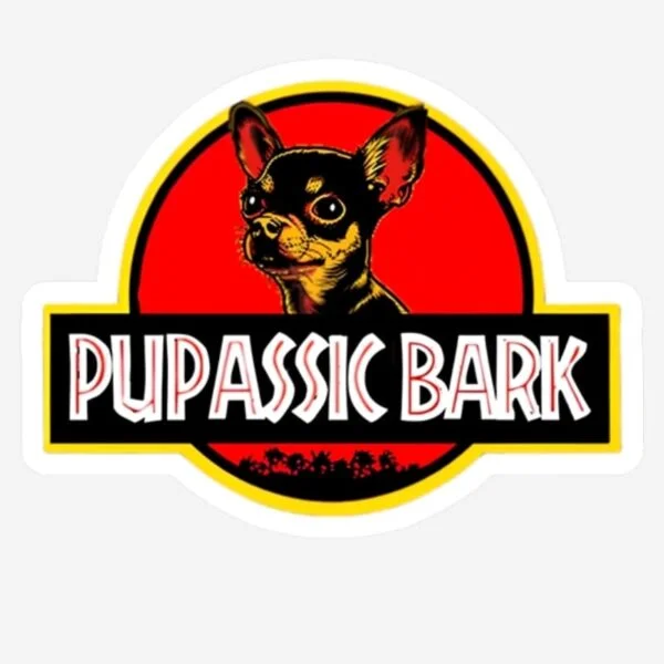 "Pupassic Bark" Sticker