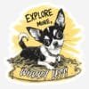 "Explore More, Worry Less" Sticker