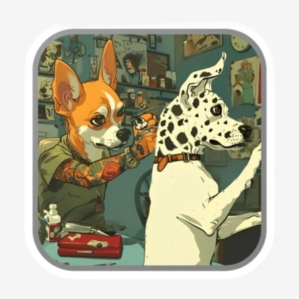 "Spot-On Ink" Sticker