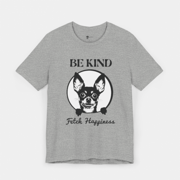 T-shirt with dogs and positive quotes.