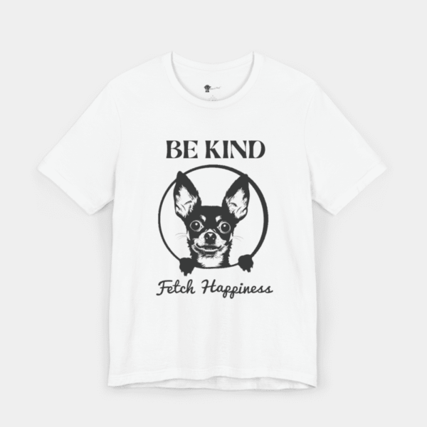 T-shirt with dogs and positive quotes.