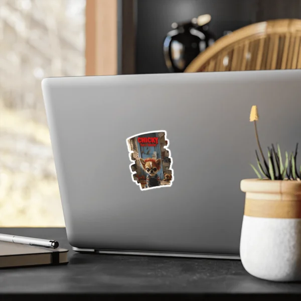 "Chicky Tail's Terror" Sticker - Image 7