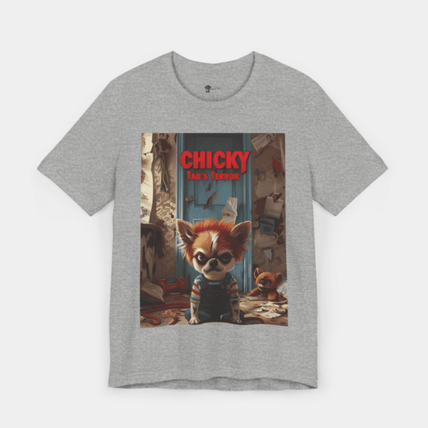 T-shirt with dogs and movie parody.