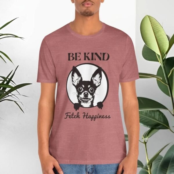 T-shirt with dogs and positive quotes.