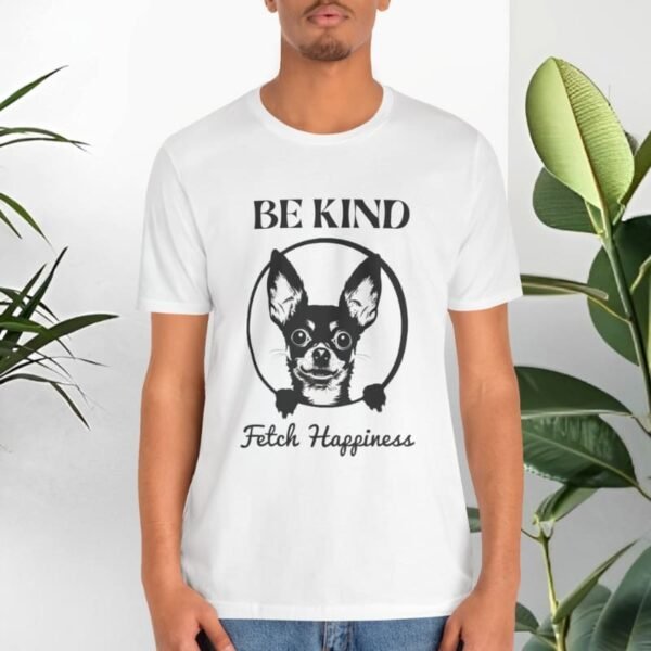 T-shirt with dogs and positive quotes.