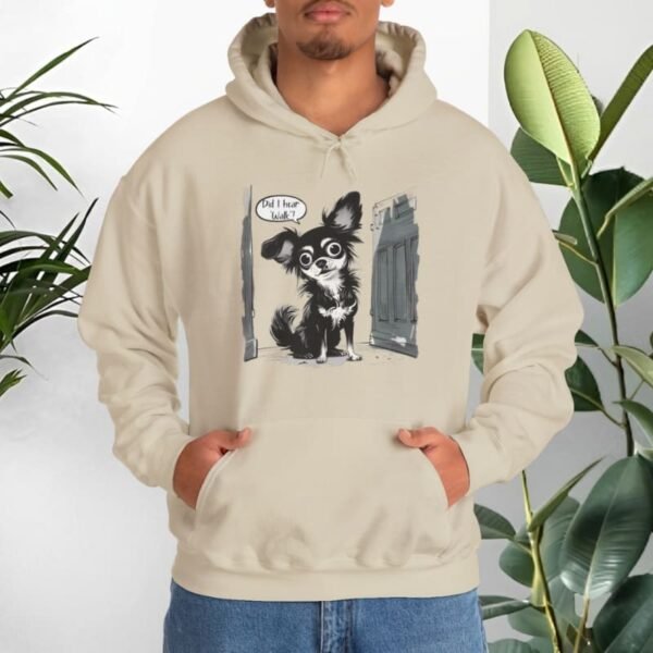 "Did I hear 'Walk'?" Hooded Sweatshirt - Image 11