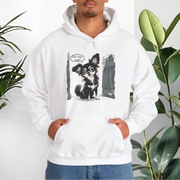 "Did I hear 'Walk'?" Hooded Sweatshirt - Image 19