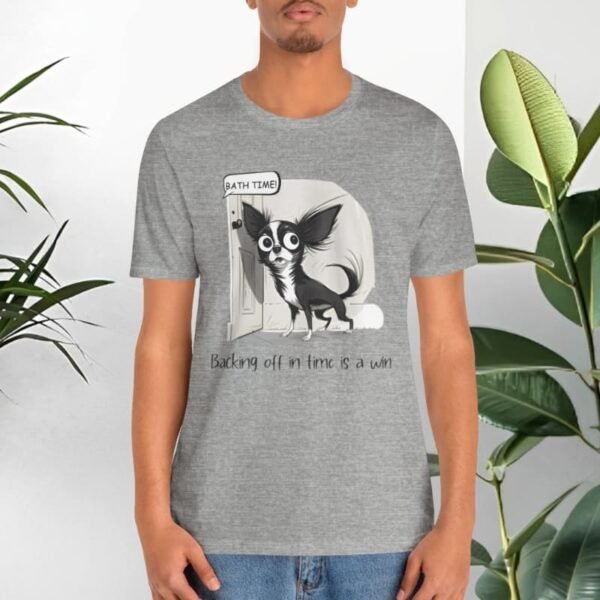 T-shirt with dogs and positive quotes.