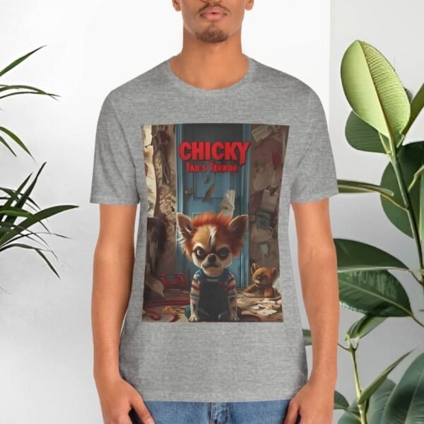 T-shirt with dogs and movie parody.