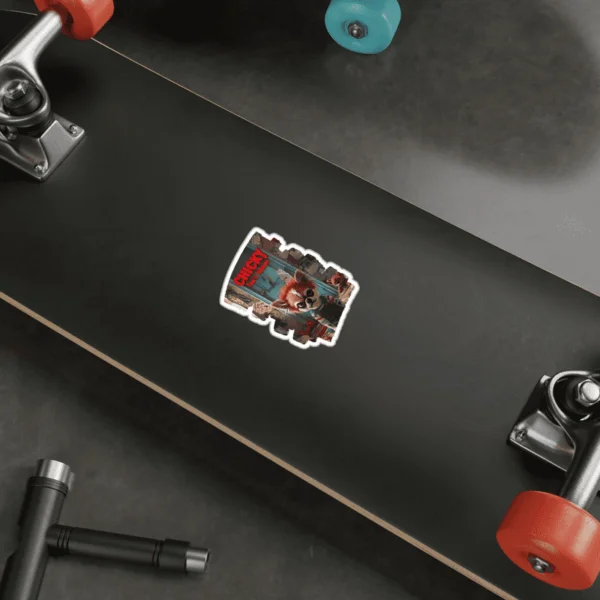 "Chicky Tail's Terror" Sticker - Image 6