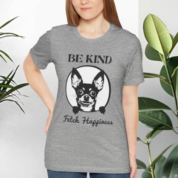 T-shirt with dogs and positive quotes.