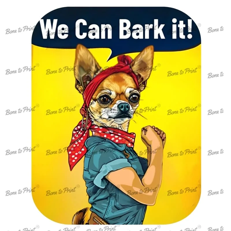 "We Can Bark It!" Sticker - Image 2