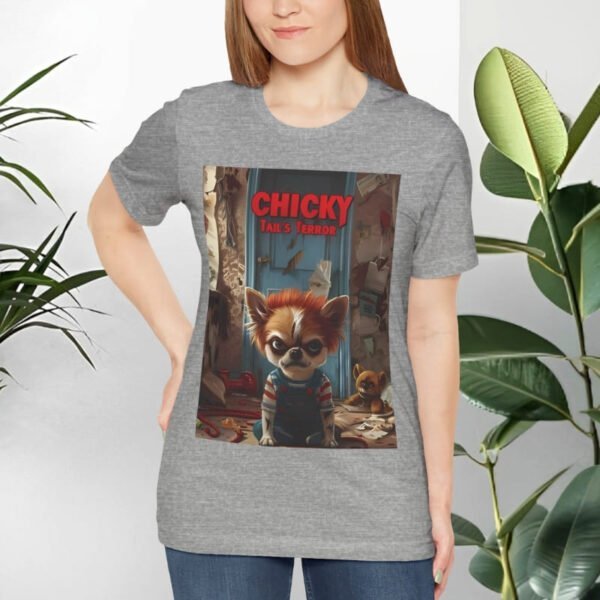 T-shirt with dogs and movie parody.