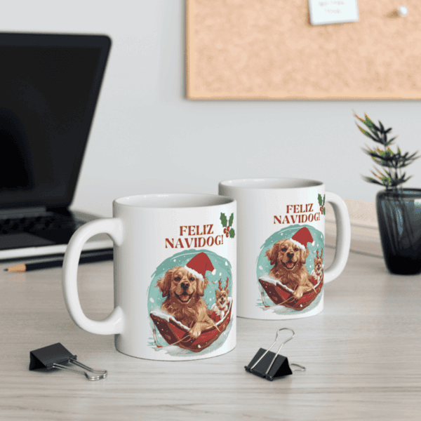 Feliz Navidog Mug (11oz,15oz) - Image 5