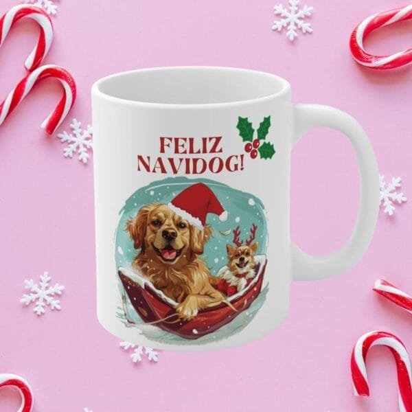 Feliz Navidog Mug (11oz,15oz)