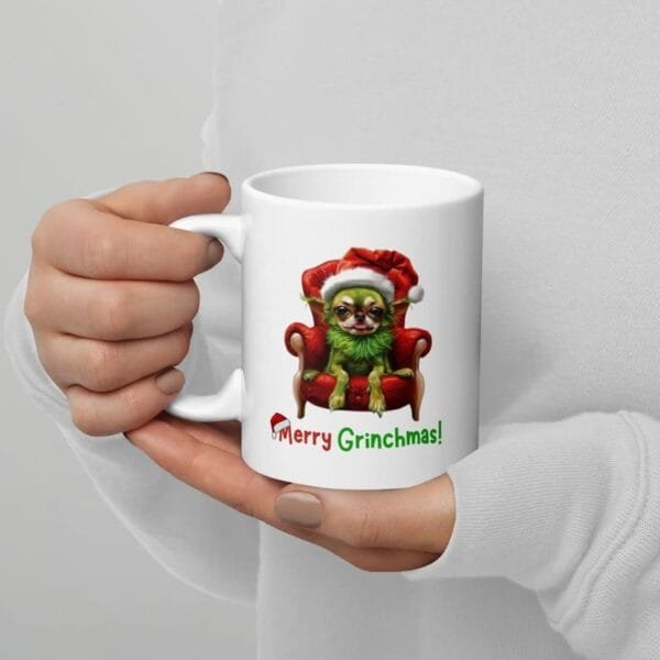 Merry Grinchmas Mug (11oz,15oz) - Image 3