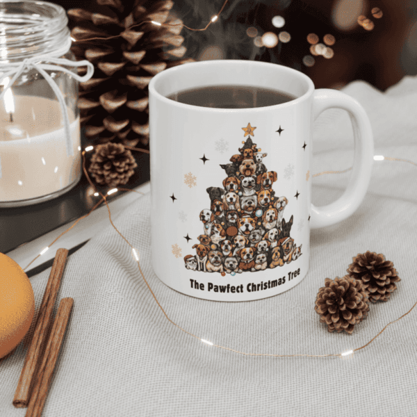 The Pawfect Christmas Tree Mug (11oz,15oz) - Image 5