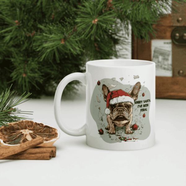 Sorry Santa, I've been Feral Mug (11oz,15oz) - Image 6