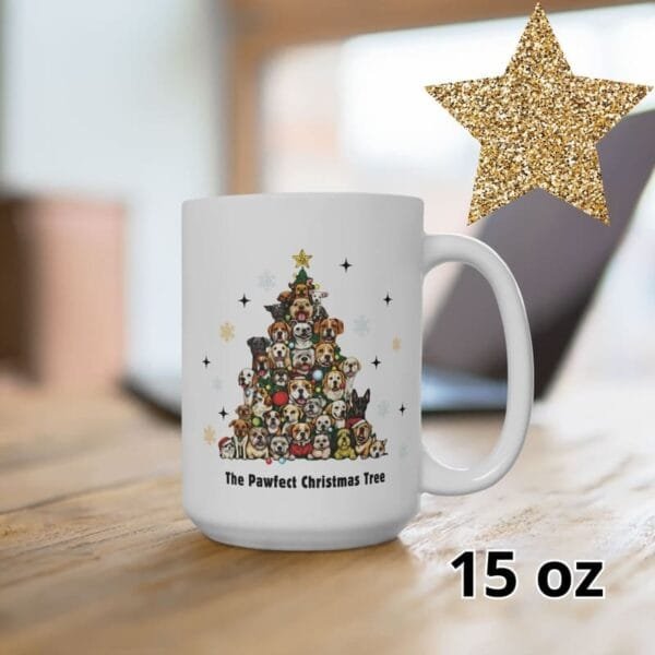 The Pawfect Christmas Tree Mug (11oz,15oz) - Image 8