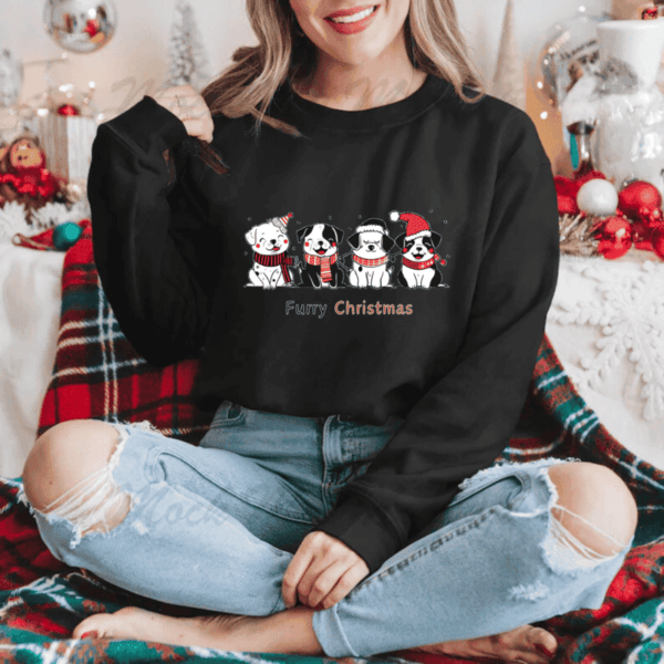 Furry Christmas Sweatshirt - Image 3