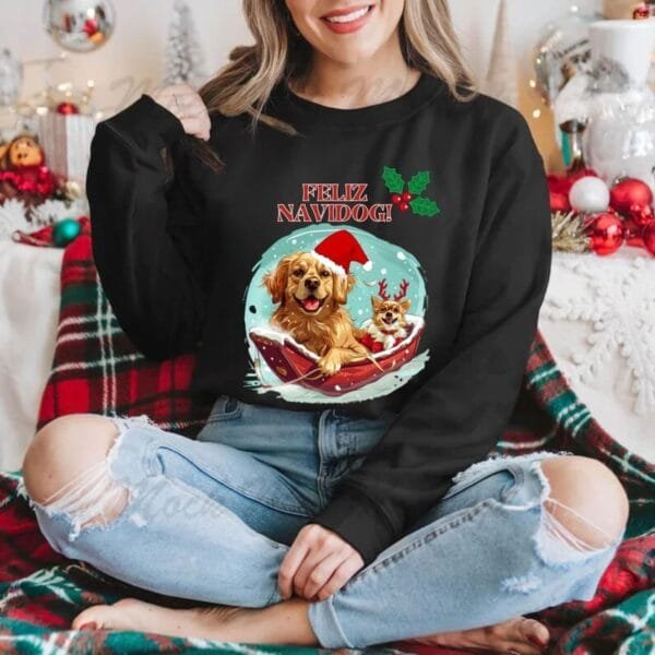 Feliz Navidog Sweatshirt - Image 3