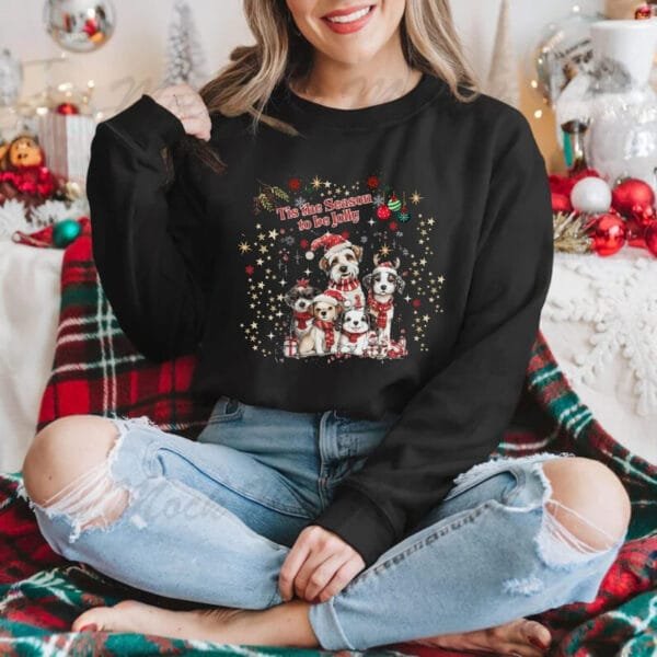 Tis the Season to be Jolly Sweatshirt - Image 3