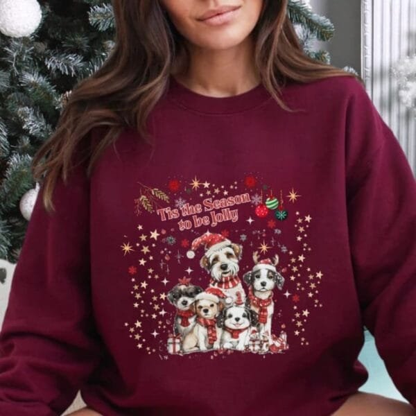 Tis the Season to be Jolly Sweatshirt - Image 4