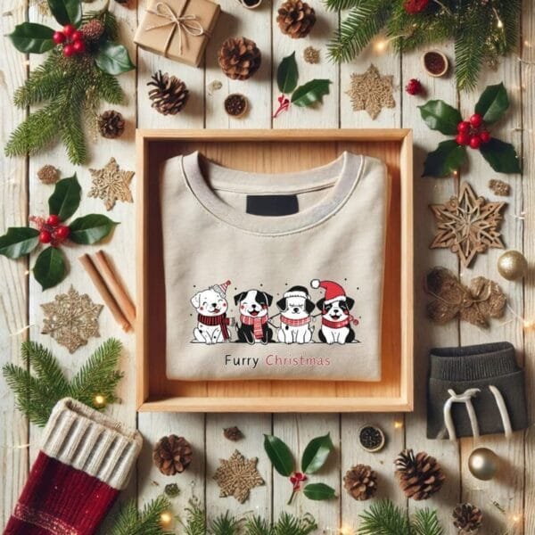 Furry Christmas Sweatshirt - Image 4