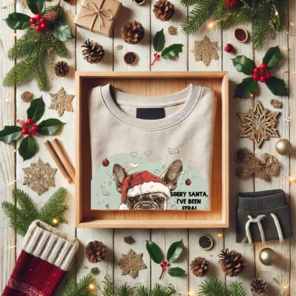 Sorry Santa, I've been Feral Sweatshirt - Image 6