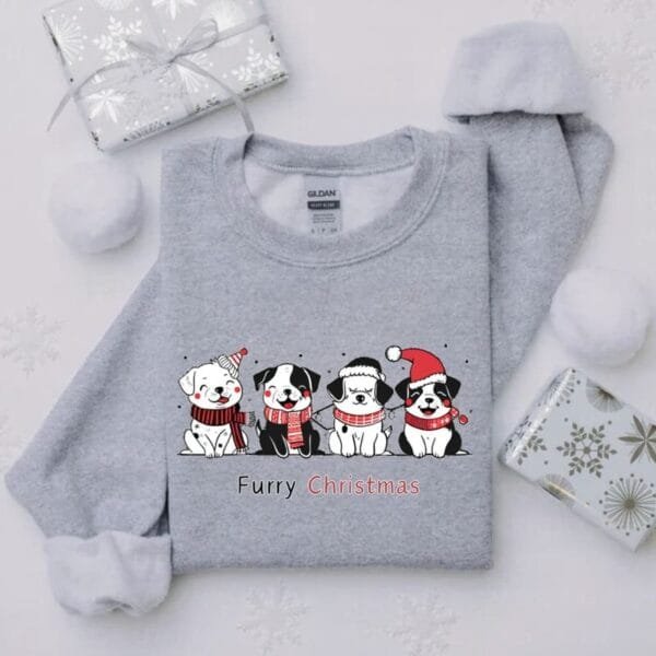 Furry Christmas Sweatshirt - Image 6