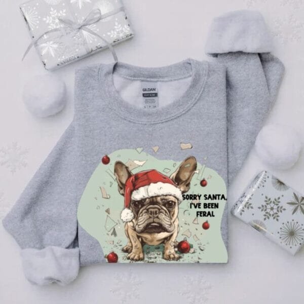 Sorry Santa, I've been Feral Sweatshirt - Image 7