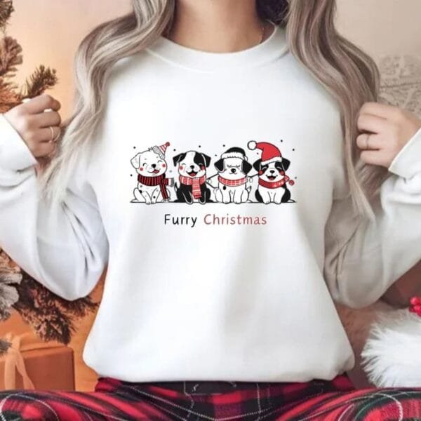 Furry Christmas Sweatshirt - Image 7