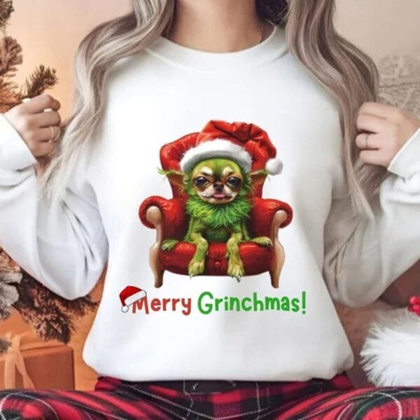 Merry Grinchmas Sweatshirt - Image 8