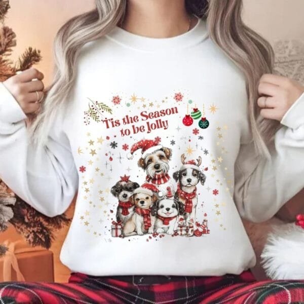 Tis the Season to be Jolly Sweatshirt - Image 7