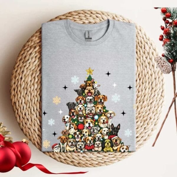 The Pawfect Christmas Tree Shirt - Image 2