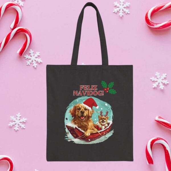 Feliz Navidog Tote Bag - Image 2