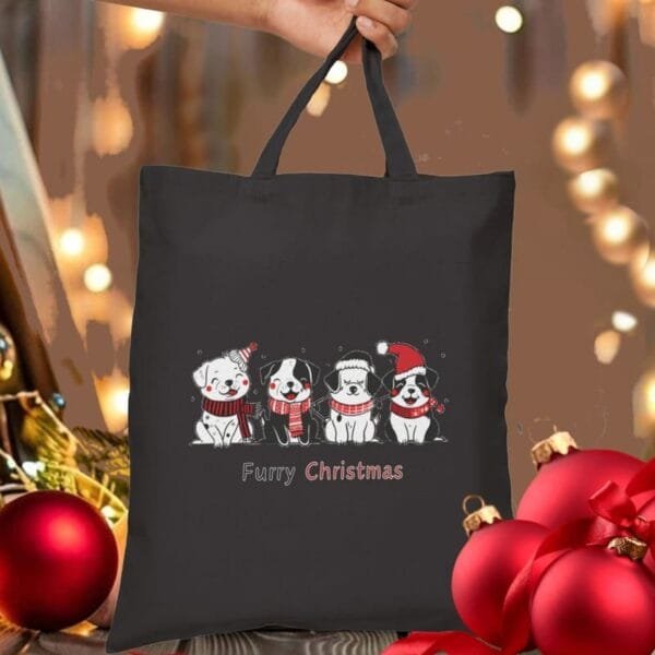 Furry Christmas Tote Bag - Image 3