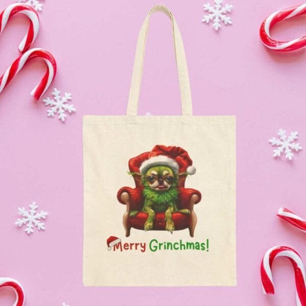 Merry Grinchmas Tote Bag