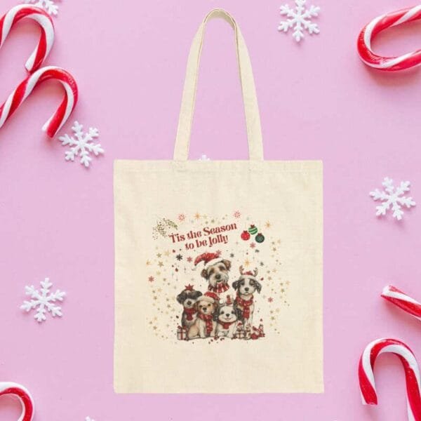 Tis the Season to be Jolly Tote Bag - Image 2