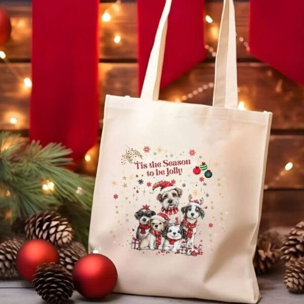 Tis the Season to be Jolly Tote Bag - Image 3